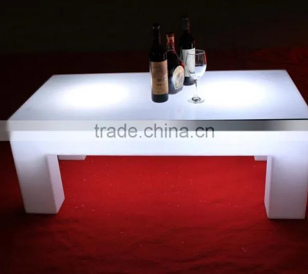Modern Home Decorative LED Furniture Plastic Illuminated LED Bar Table photo-6