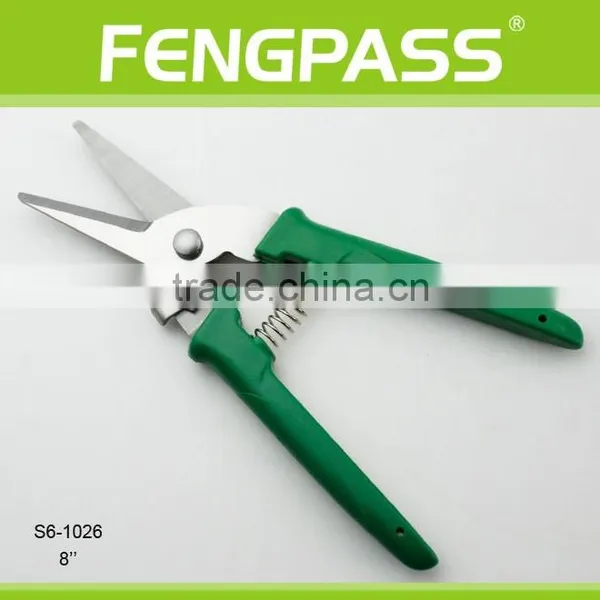 S6-1026 Lock Function Tree or Flower Cutting Pruning Garden Scissors photo-2