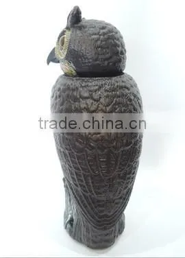 Lifelike Hand Painted Bird Scarecrow Owl Repellent photo-5