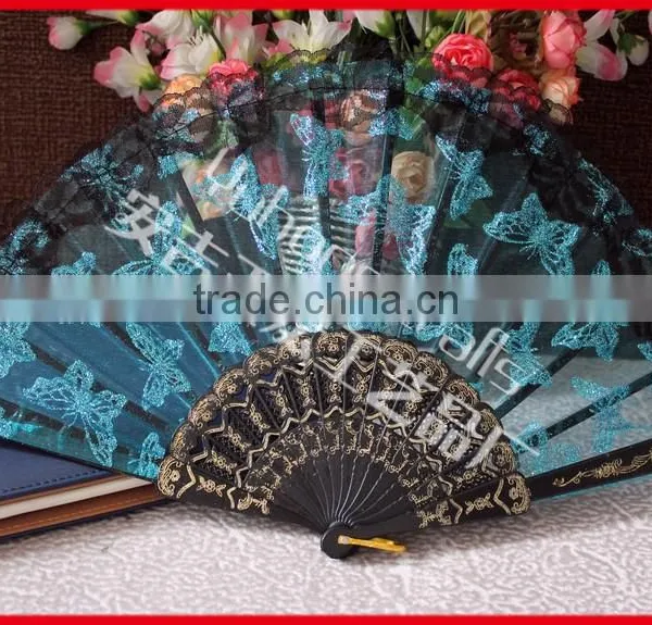 Beautiful Spanish Style Lace Plastic Fan photo-4