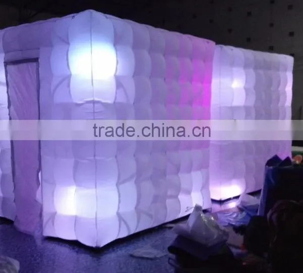 Factory Hot Sale Inflatable Portable Photo Booth LED Lighting Advertising Inflatable Wall As Inflatable Photo Studio photo-2