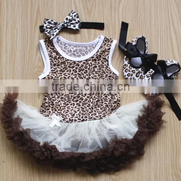 Baby Girl Clothes Ruffle Tutu Pettiskirt 3 Sets /baby Girl Tutu Dress photo-2