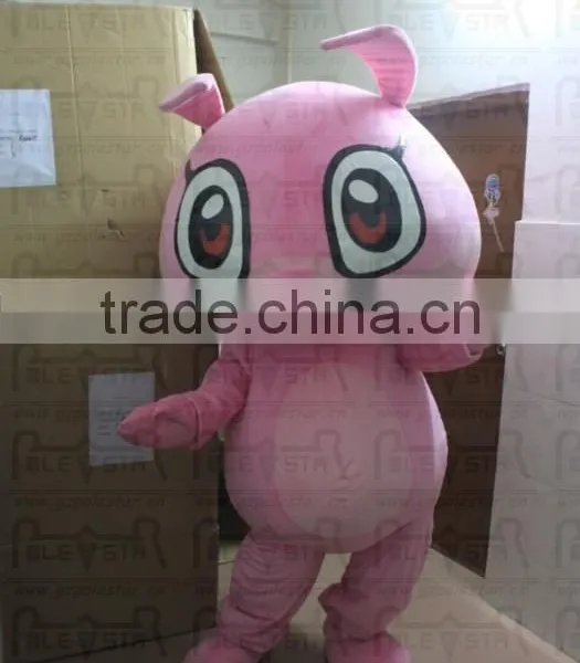 NO.1940 Pink Bunny Costumes Big Head Rabbit Mascot Costumes