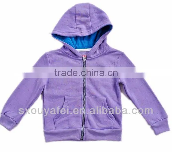 Kid Clothes Child Apparel With Long Sleeve Coat Kids Zip Hoodie