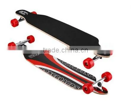 HFCW06 Custom 41X9 '' 4 Wheel Chinese Maple Skateboard Complete photo-4