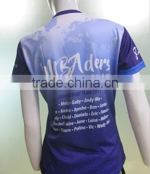 Dragon Boat Event Mens and Womens Sublimation Printing Dry Fit Running t Shirt photo-4