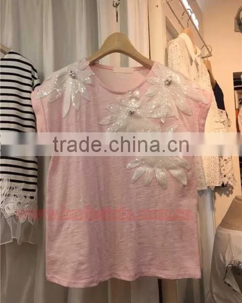 Apparel Women Korea Design T-shirts photo-5