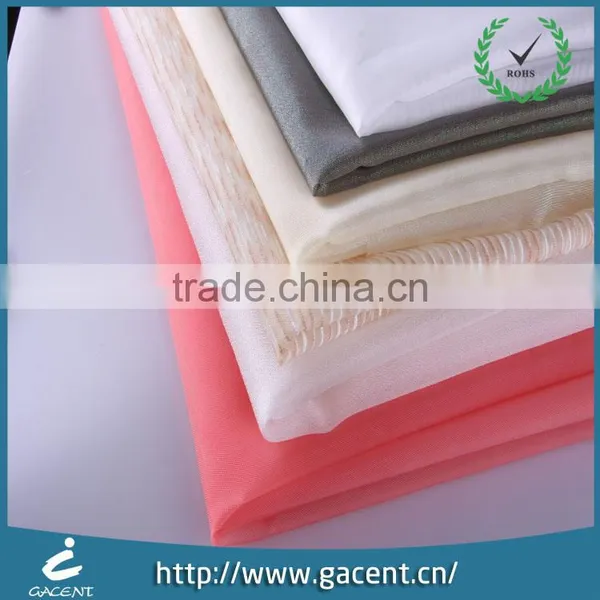 140CM Wide Peach Color Nylon Bridal Fabric With Stiff Quality photo-3