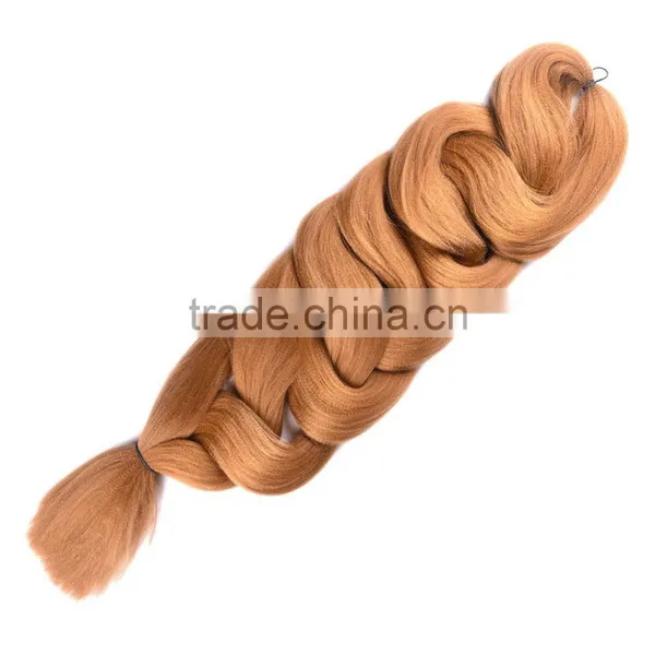 Black Rose Wholesale Two Colored Jumbo Braid 100 Cheap Synthetic Braiding Hair for Black Women photo-4