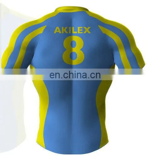 Wholesale Top Selling Custom Rugby Jersey With Sublimation Show Your Body photo-4