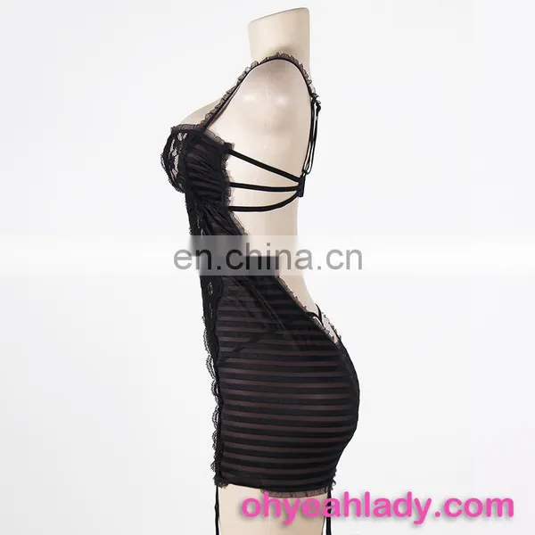 Hot Sexy Wedding Night Transparent Nighties for Women photo-5