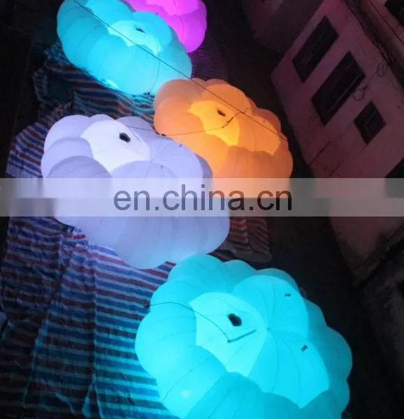 Best Price Inflatable LED Light Clouds Hanging Wedding/Party Decoration Cloud On Sale photo-2