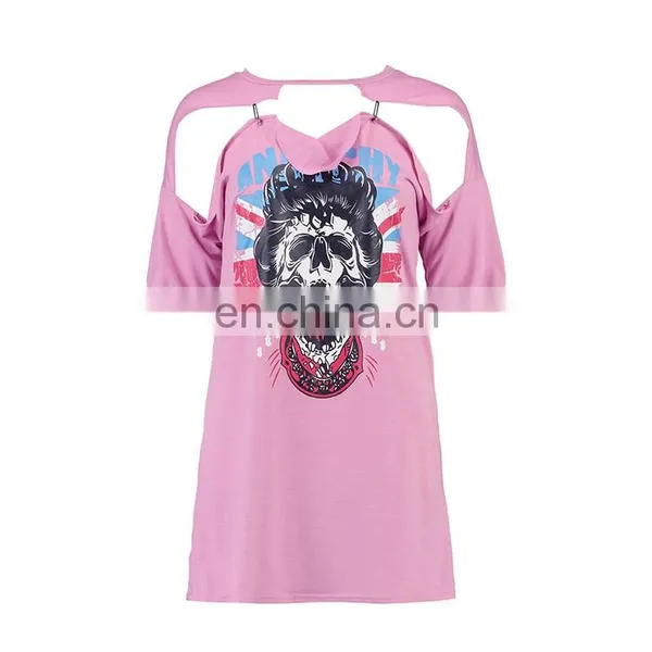 Top Selling Summer Fashion Printed Short Sleeve Women t Shirt photo-4