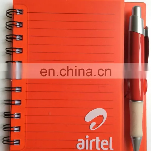 School Stationery Customized Kraft Paper Cover Notebook With Pen photo-5