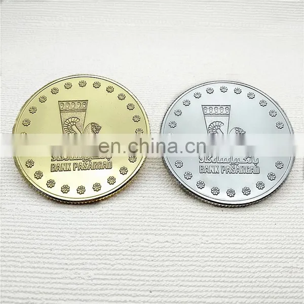 Gold Iran Bank Pasargad Coin for The Millennium Bank photo-5