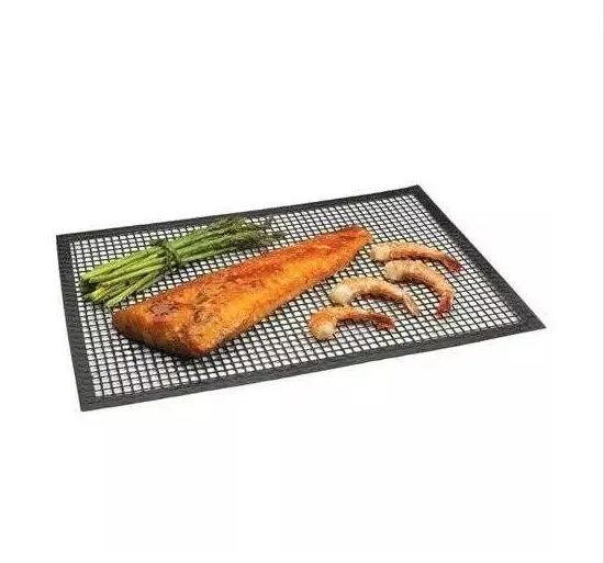 Non Stick PTFE Coated BBQ Grill Mesh Mat for Oven Cooking & BBQ Grilling photo-4