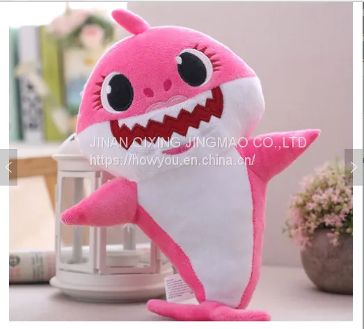 Luminous Easter Gift Cute Baby Shark Plush Toy Manufacture photo-5