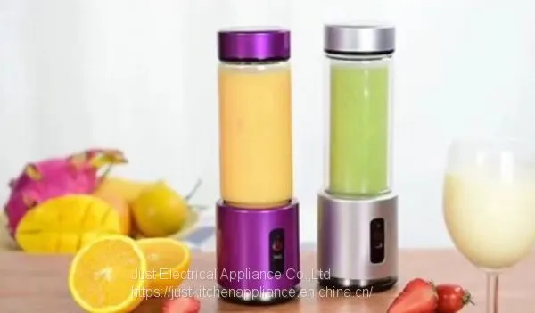 350ml 100W SUS304 4000mAh USB charging electrical blender porable slow juicer glass juicer cup