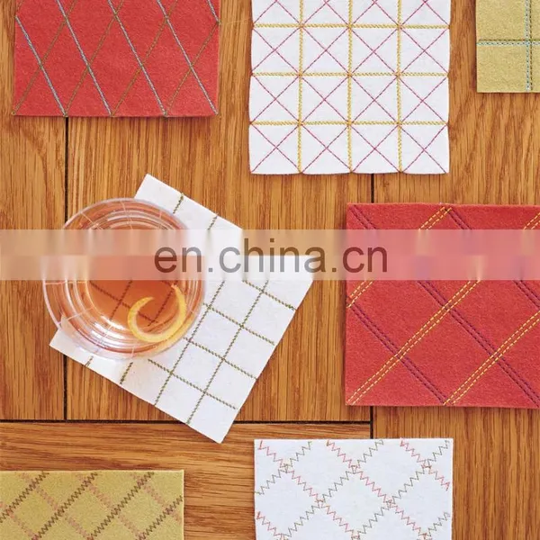Orange Color Custom Printing Cork With Customer Logo Glass Coasters Soft Pvc Coaster photo-3