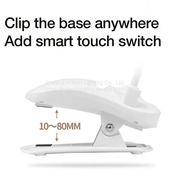 Touch Desk Lamp Dimming Table Lamp Clip Flexible Usb Charging Eye Protection Student Reading Lamp Phone Holder for Bedroom photo-5