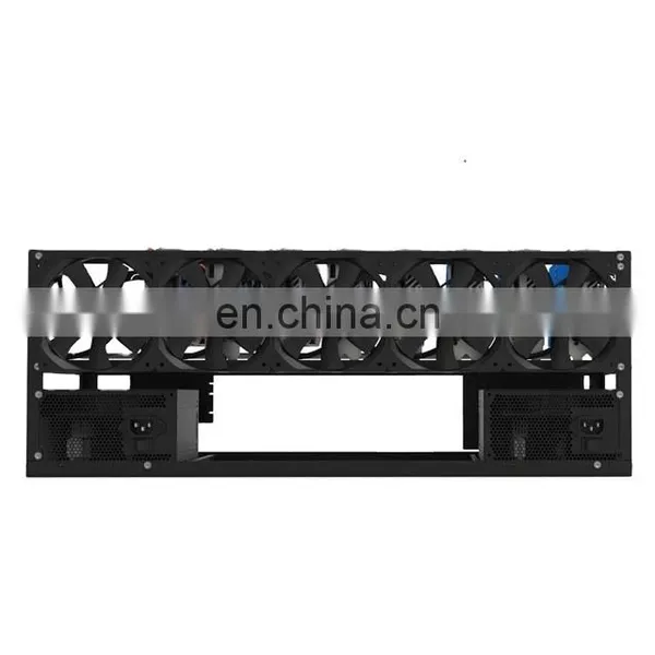 8 GPU Open Air Rig Frame Steel Rig Rack in Stock photo-2