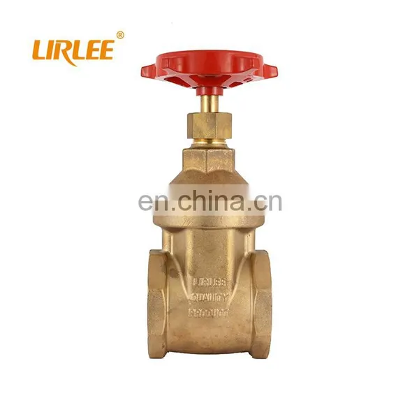 LIRLEE Durable Water Control Handwheel Stem Extension Bronze Kuningan Gate Valve photo-5