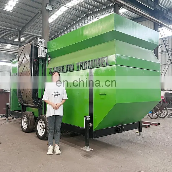 China Rotary Soil Screener Trommel Sieve for Compost Screening Plant Mobile Trommel Screen Portable Trommel Screen photo-4