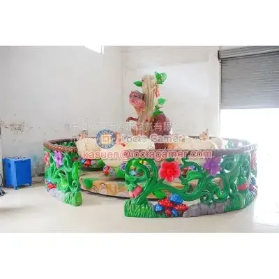 Guangdong Supply Zhongshan Tai Lok Entertainment Manufacturing Small and Medium Indoor and Outdoor Play Equipment Rotating Cup Coffee Cup 12-seat Dinosaur Rotating Cup photo-3