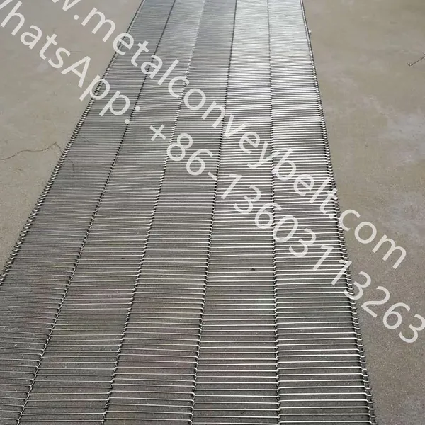 Easy Install Flat Flex Sus304 Stainless Steel Wire Balanced Weave Conveyor Belt Transport Mesh Belt for Bakery Machinery photo-4