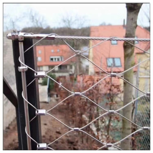 Cross-woven Wire Mesh, Suspension Bridge Stainless Steel Wire Mesh photo-2