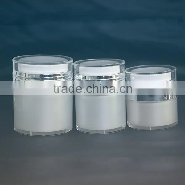 2015 Hot-sale High-grade 30G Acrylic Face Care Cream Airless Bottle with Acrylic Outer Bottle for Day Cream/ Night Cream