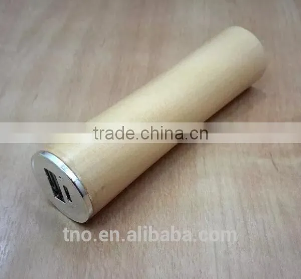Custom Logo 2600mah Wood Power Bank Rechargeable Power Bank photo-4