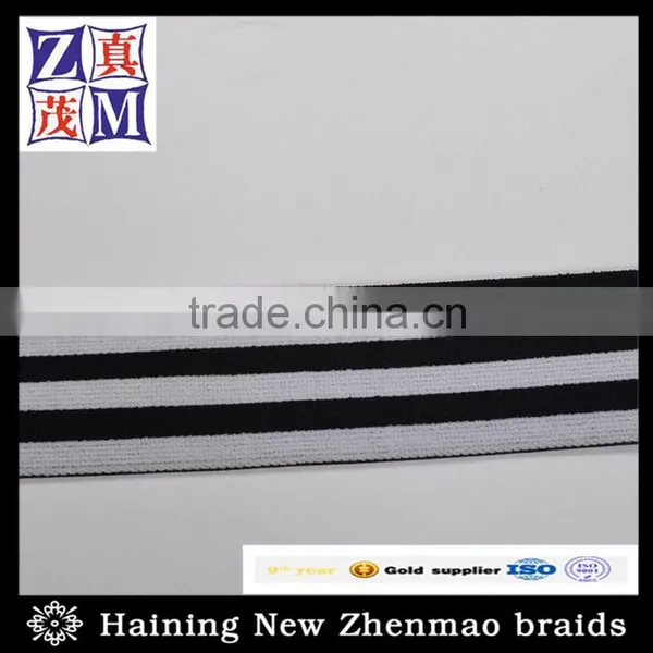 White and Black Striped Elastic Flip Belt Exercise Band photo-2