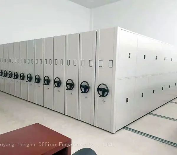 Industrial Mobile Racking System HAIO1291 with 80kg Loading Capacity Per Shelf & Smart Electric Control for Warehouse Parts Storage