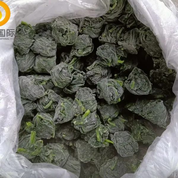 Frozen Chopped Spinach Ball With Top Quality photo-3