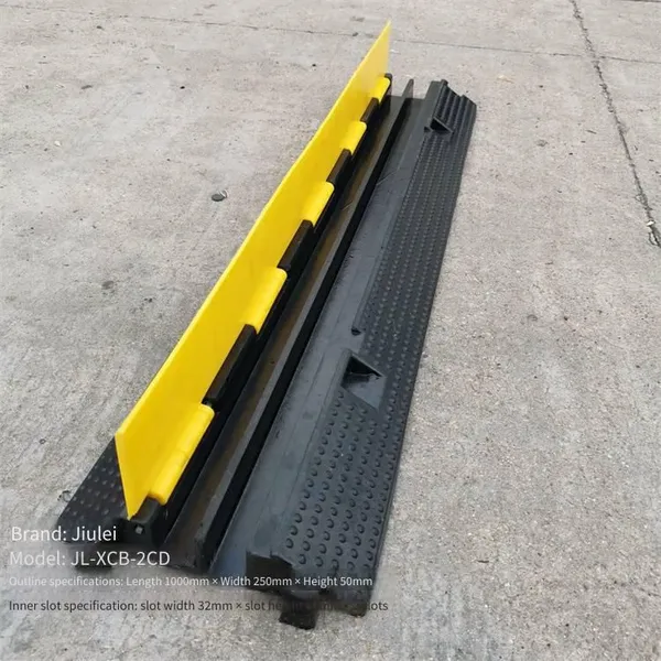 Jiulei Brand Jl-xcb-2cd | Rubber and Plastic Transition Belt [manufacturer] Length: 1000mm * Width: 250mm * Height: 50mm | Slot Width: 32mm * Slot Height: 32mm * Two Holes photo-4