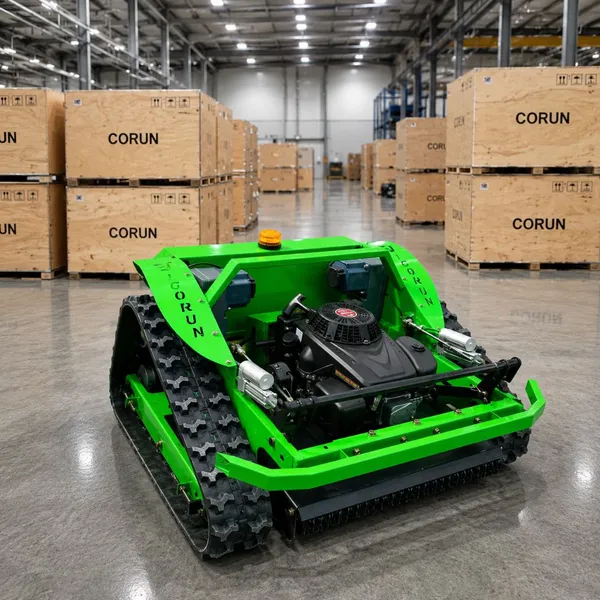 Set Remote Control Lawn Mower Professional-Grade Construction Industrial Crawler Mower Landscaping Equipment