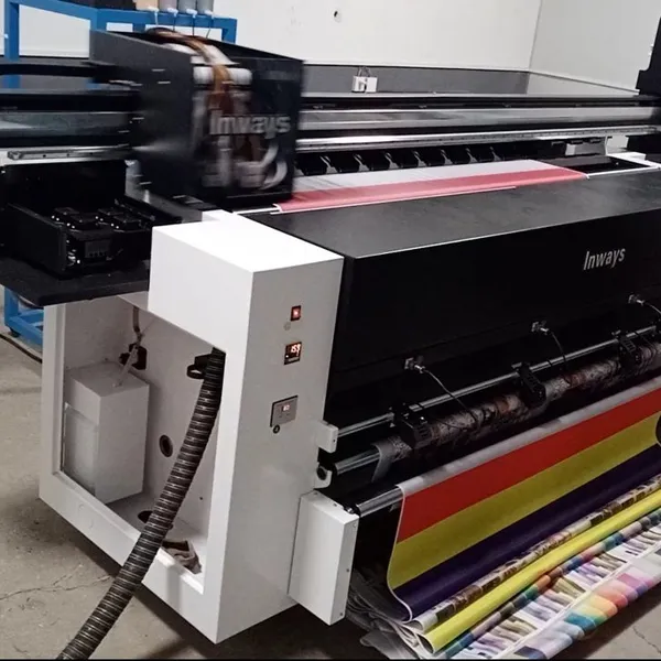 Inways 2.1m High Speed Digital Direct Sublimation Flag Printer YJ2104-S с Epson i3200 A1