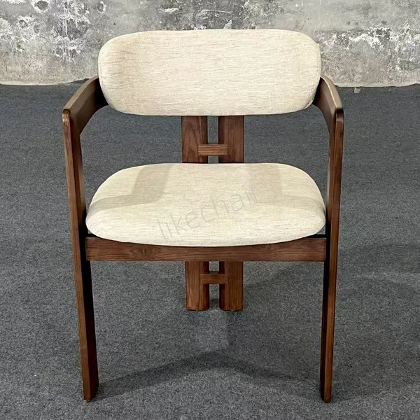 Free Sample Natural Luxurious Wooden Wholesale Dining Chairs Solid Wood Hotel Restaurant Dining Chairs