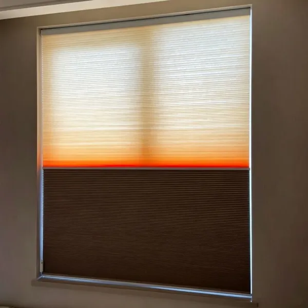 Sunset Gradient Honeycomb Blind