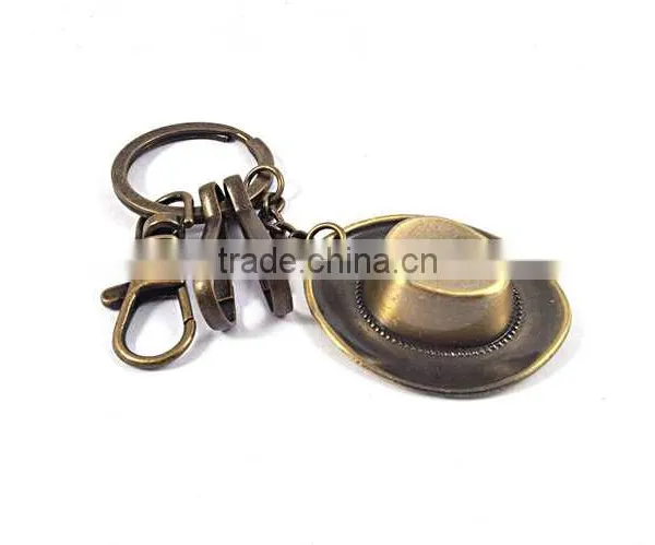 Oem Keychain Factory Creative Cool Cowboy Hat Keychain photo-2