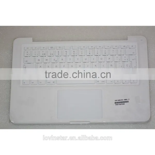 Hard Shell Top Case With Keyboard Spanish Layout For Apple MacBook A1342 photo-2
