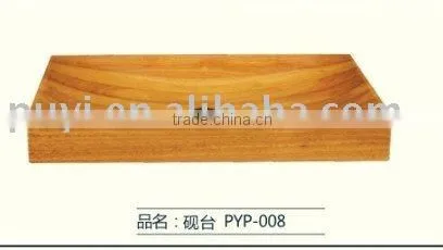 White Oak Ink Stone Wood Sink Basin