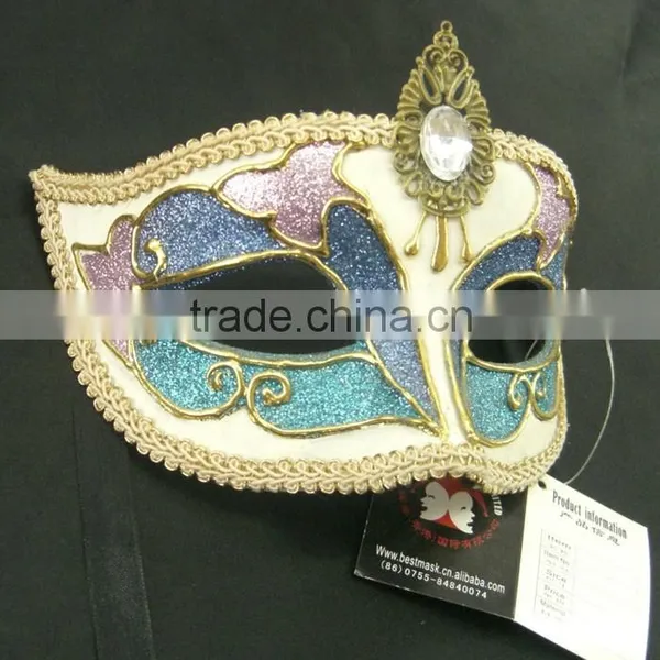 Carnival Mask in Face Shield With Jewel, PVC Mask photo-4