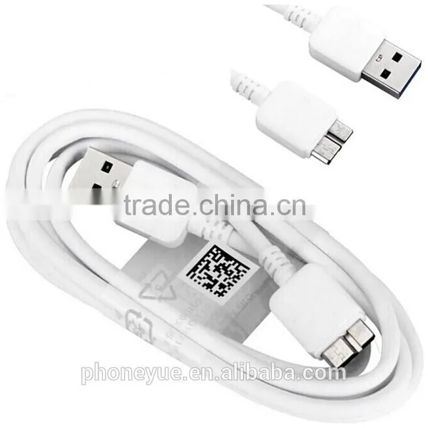 Original Material Fast Charging 1m Micro Usb 3.0 Cable for Samsung Note 3