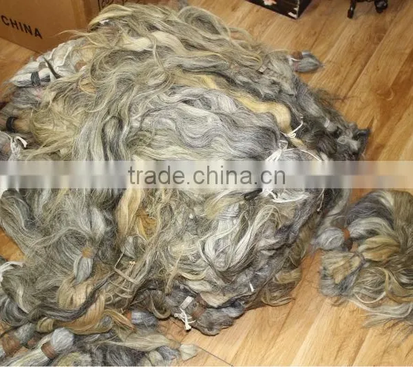 Grey Hair Bulk Unprocessed Virgin Hair Extension Raw Hair Bulk photo-2