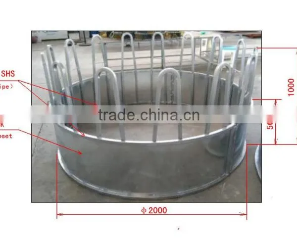 Sheep Feed Ring With Plate / Cattle Feeder