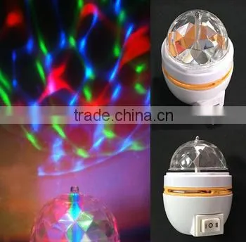 CE Approved Mini USB Plug Disco Ball Light LED Rotating Beacon Light photo-4