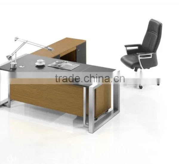 DT-11 Modern New Design Office Desk Frame Office Table Executive Desk Stainless Steel Frame Executive Desk photo-2