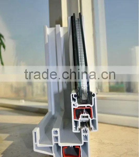 PVC Window and Door 60, 95 Sliding Window PVC Profile